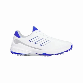 Adidas Men's ZG23 Golf Shoes - White/Lucid Blue/Silver Men's shoes from other brands
