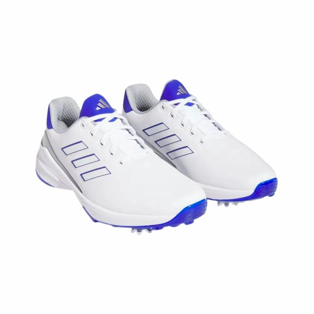 Adidas Men's ZG23 Golf Shoes - White/Lucid Blue/Silver Men's Shoes from Other Brands