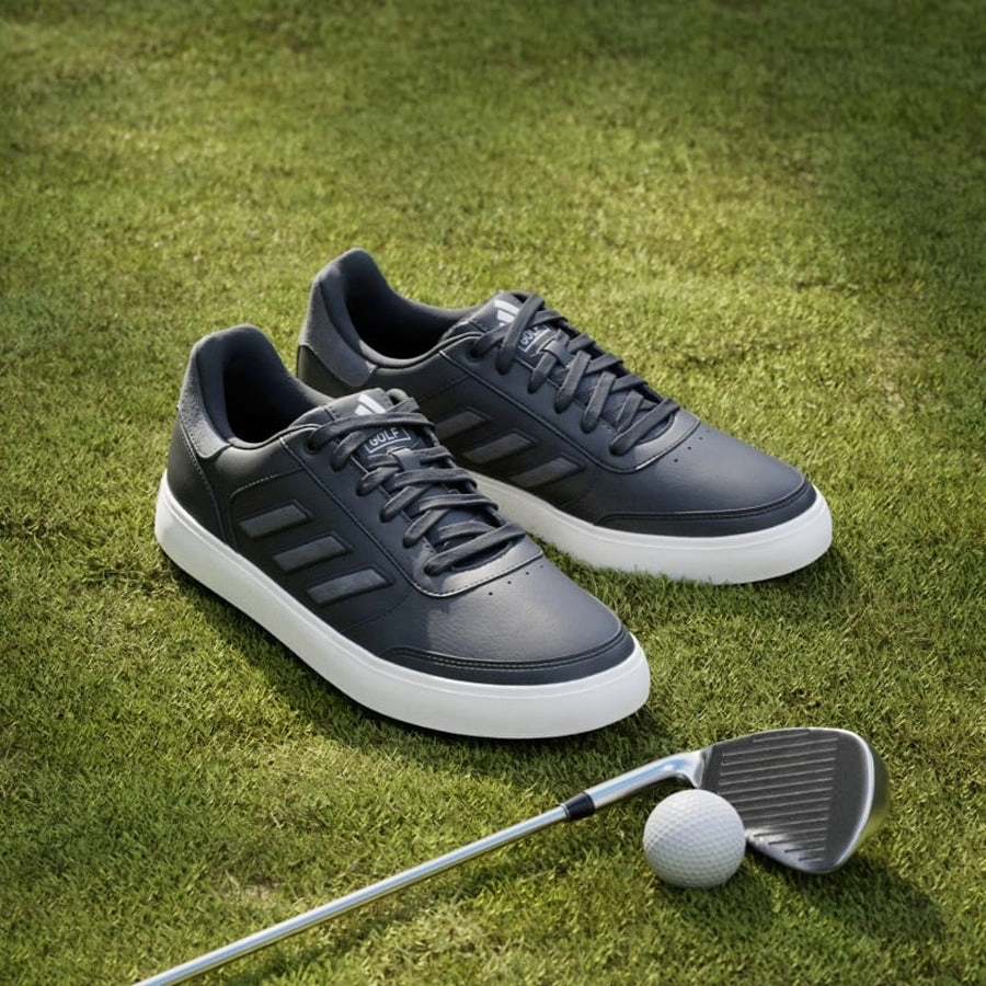 Adidas Retrocross 24 Spikeless Golf Shoes - Black Men's Spikeless Golf Shoes