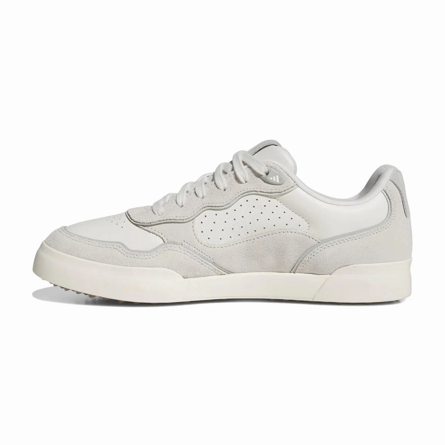 Adidas Retrocross 25 Golf Shoes - Orbit Grey/Off White/Wonder Silver Lightweight Men's Spikeless Golf Shoes