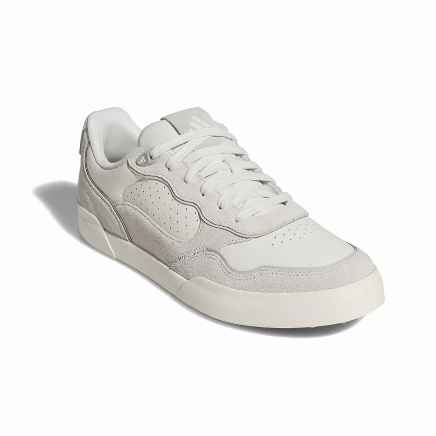 Adidas Retrocross 25 Golf Shoes - Orbit Grey/Off White/Wonder Silver Lightweight Men's Spikeless Golf Shoes