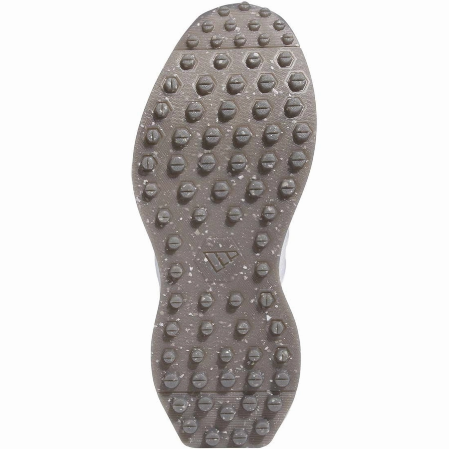 Adidas S2G 24 Ladies Spikeless Golf Shoes - White/Charcoal Women's Spikeless Golf Shoes