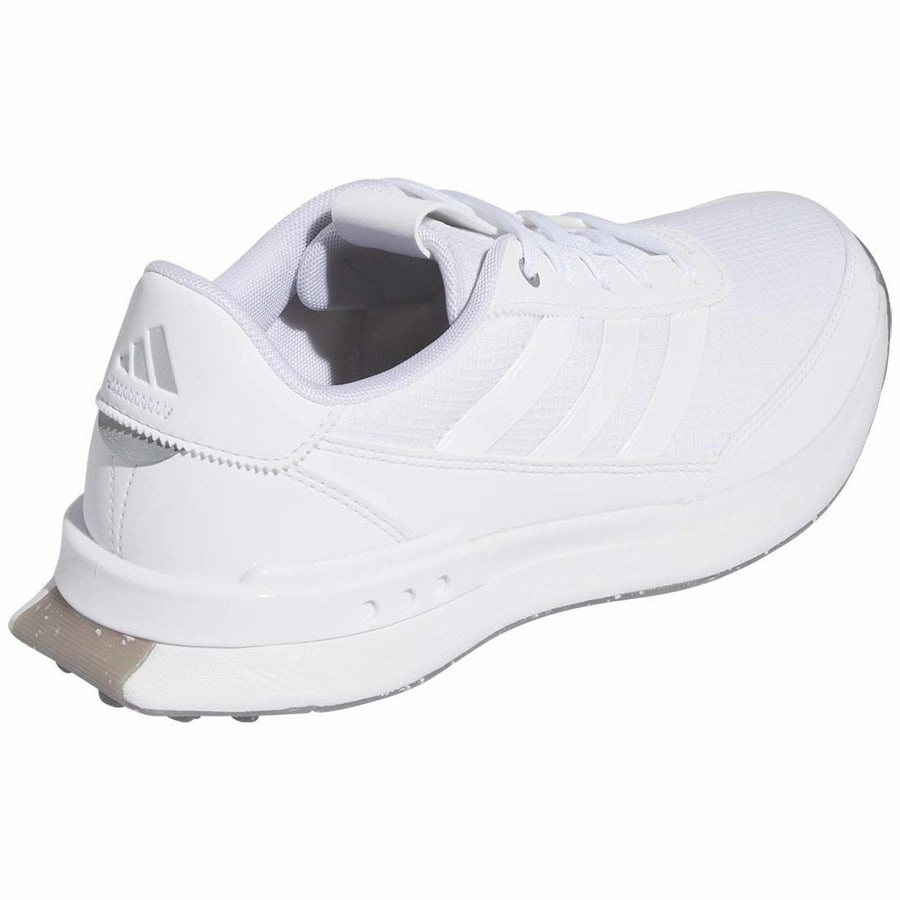 Adidas S2G 24 Ladies Spikeless Golf Shoes - White/Charcoal Women's Spikeless Golf Shoes
