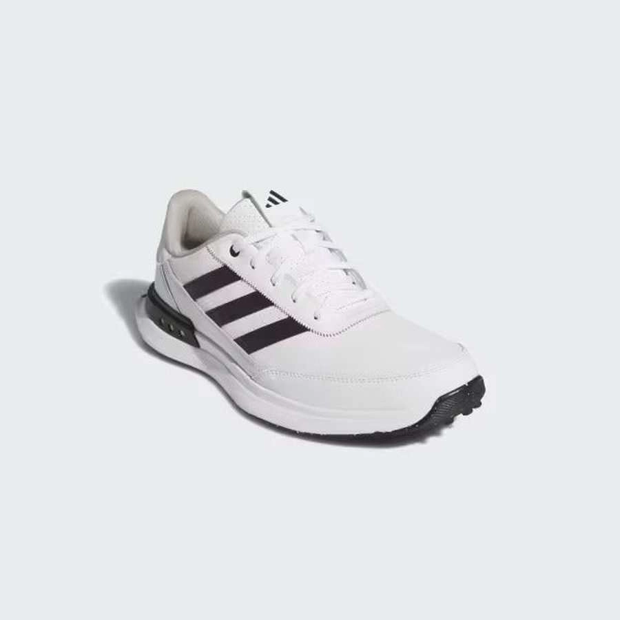 Adidas S2G 24 Leather Spikeless Golf Shoes - White Men's Spikeless Golf Shoes
