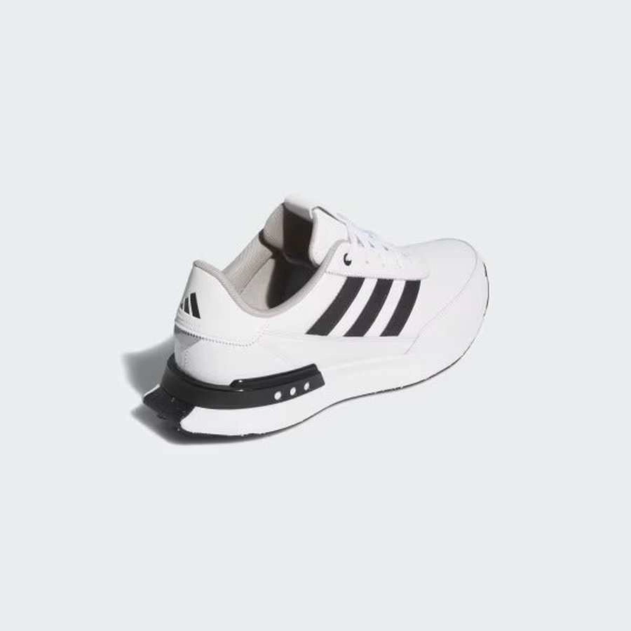 Adidas S2G 24 Leather Spikeless Golf Shoes - White Men's Spikeless Golf Shoes