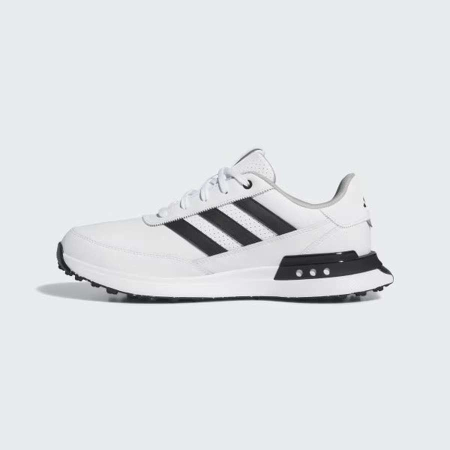 Adidas S2G 24 Leather Spikeless Golf Shoes - White Men's Spikeless Golf Shoes