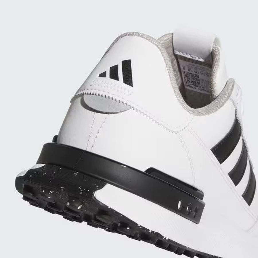 Adidas S2G 24 Leather Spikeless Golf Shoes - White Men's Spikeless Golf Shoes