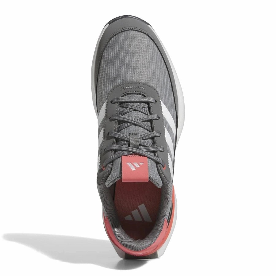 Adidas S2G 24 Men's Spikeless Golf Shoes - Grey/Pink Men's Spikeless Golf Shoes