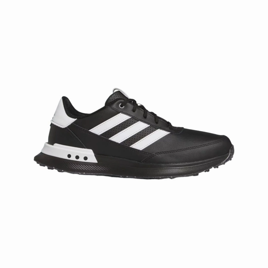Adidas S2G 24 Spikeless Leather Golf Shoes - Black Mens spikeless golf shoes