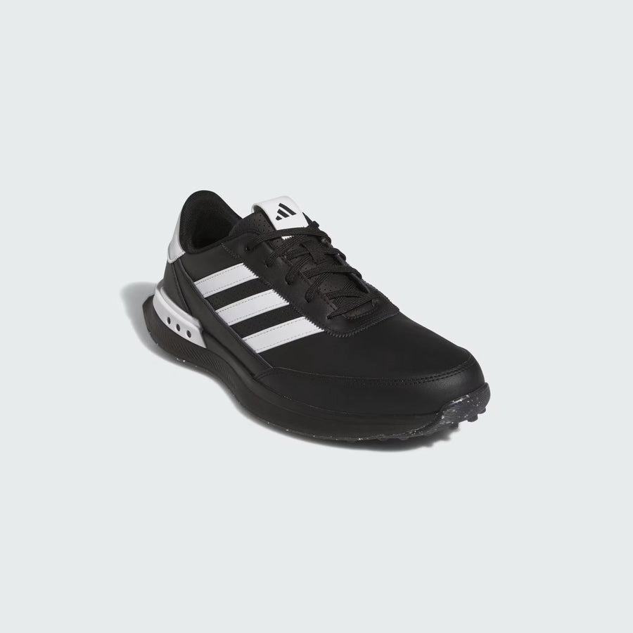 Adidas S2G 24 Spikeless Leather Golf Shoes - Black Men's Spikeless Golf Shoes