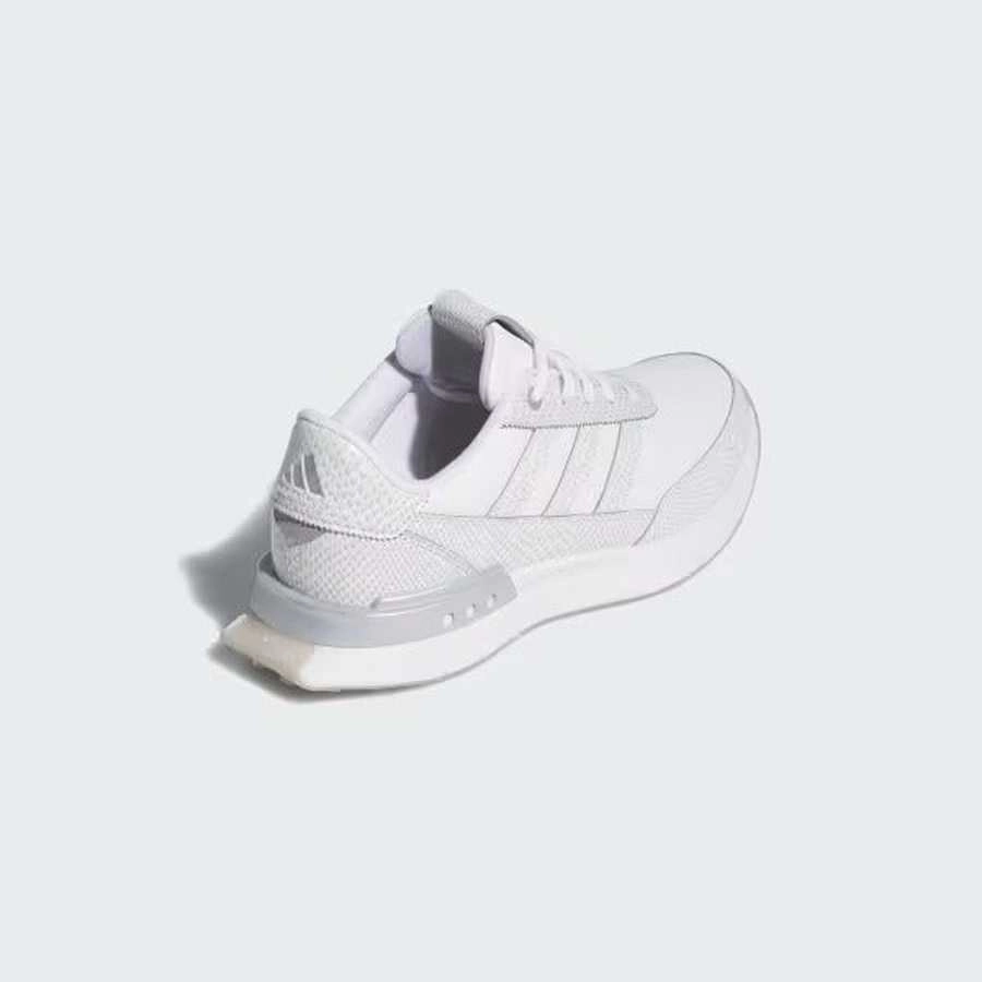 Adidas S2G 25 Ladies Leather Spikeless Golf Shoes - White Women's Spikeless Golf Shoes