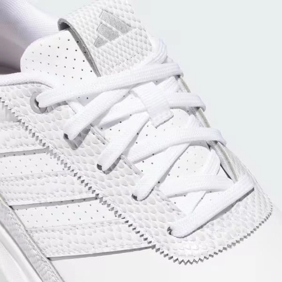 Adidas S2G 25 Ladies Leather Spikeless Golf Shoes - White Women's Spikeless Golf Shoes