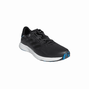 Adidas S2G BOA Wide Men's Spikeless Golf Shoes - Black Mens spikeless golf shoes