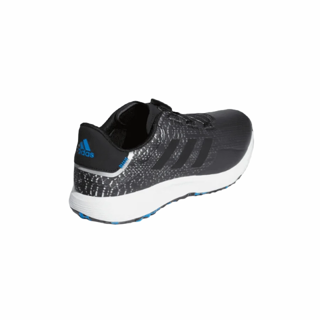 Adidas S2G BOA Wide Men's Spikeless Golf Shoes - Black Men's Spikeless Golf Shoes