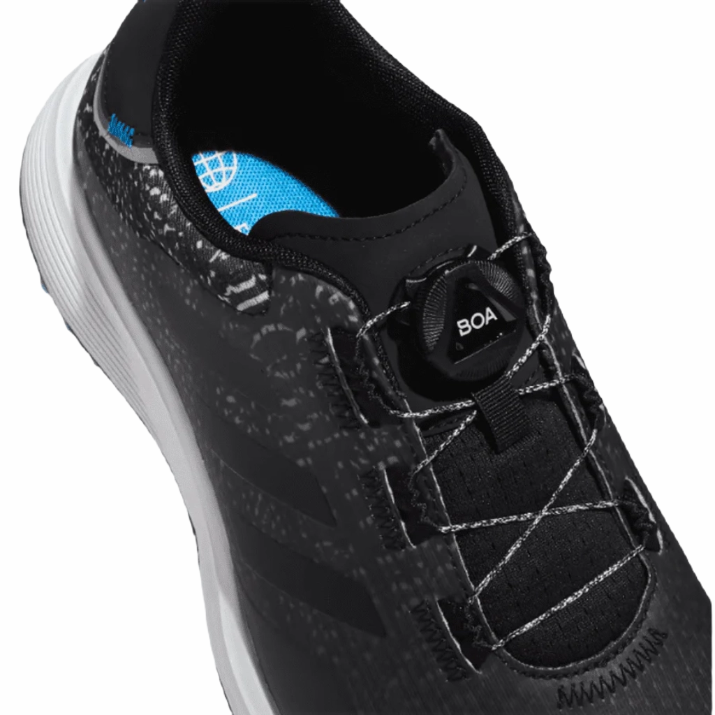 Adidas S2G BOA Wide Men's Spikeless Golf Shoes - Black Men's Spikeless Golf Shoes