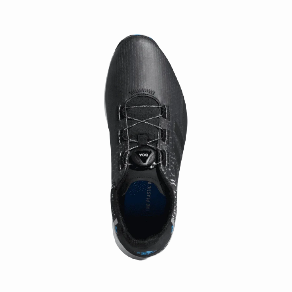 Adidas S2G BOA Wide Men's Spikeless Golf Shoes - Black Men's Spikeless Golf Shoes