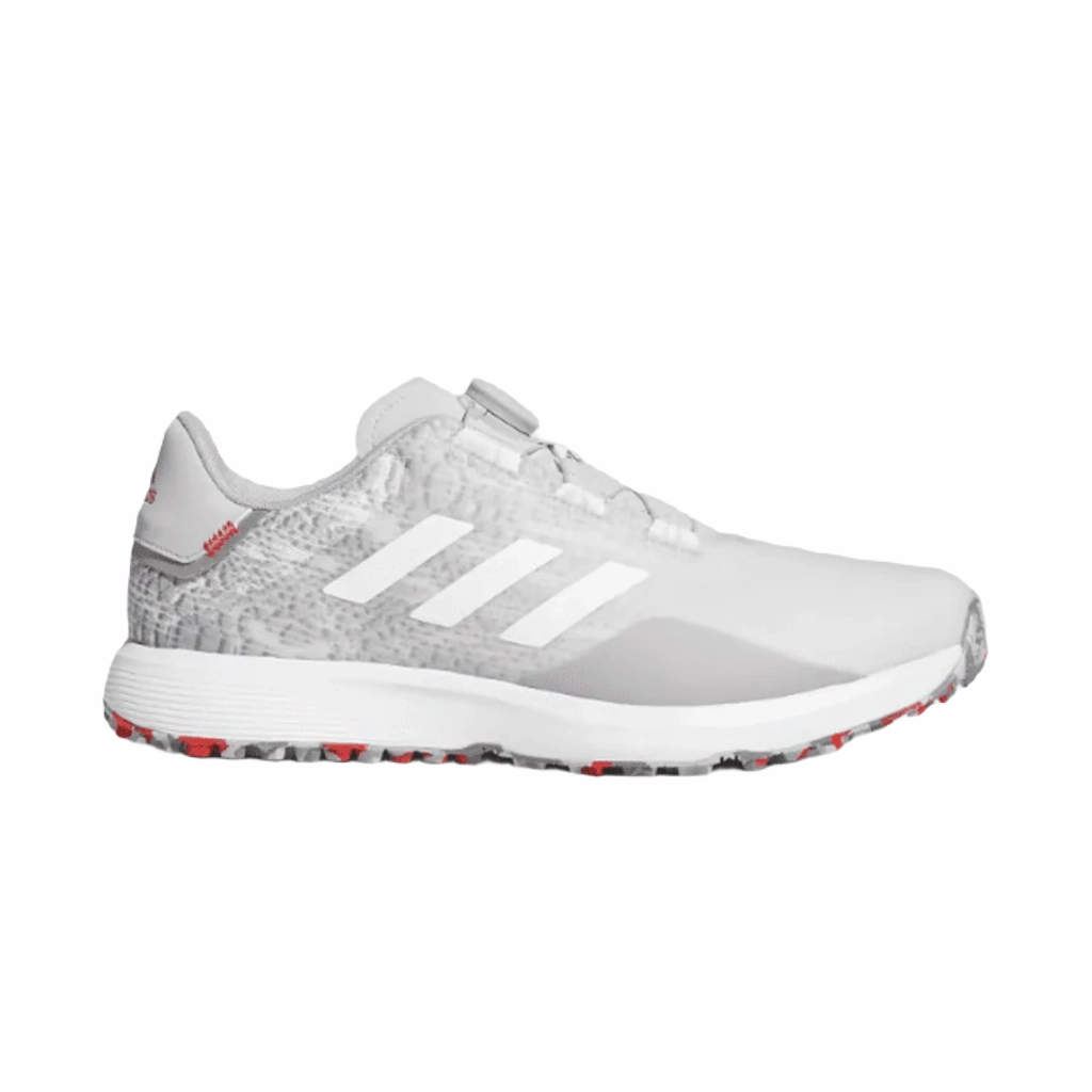 Adidas S2G BOA Wide Men's Spikeless Golf Shoes - Grey Men's Spikeless Golf Shoes
