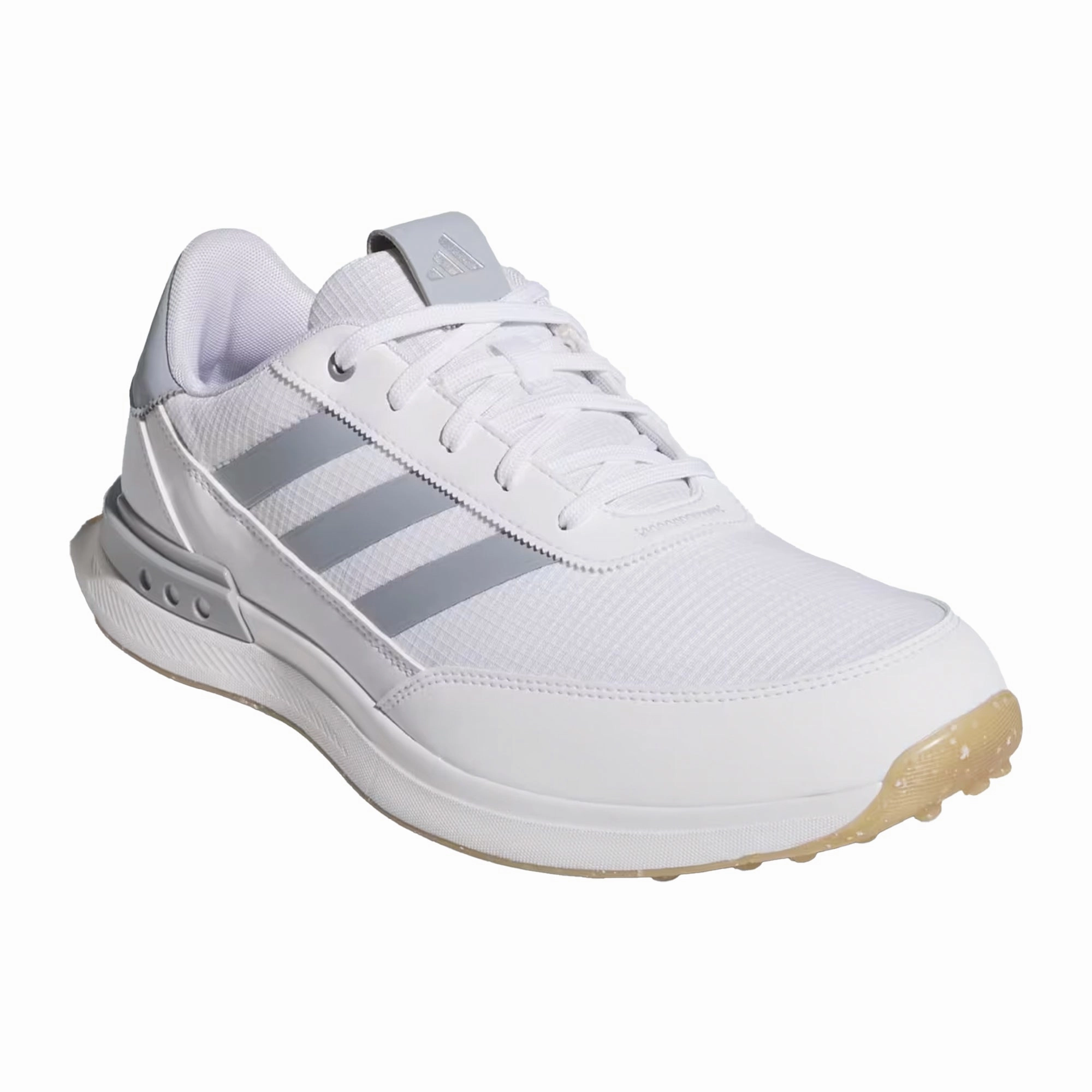 Adidas S2G Spikeless 24 Golf Shoes - Cloud White/Halo Silver/Gum Adidas Men's Performance Gear