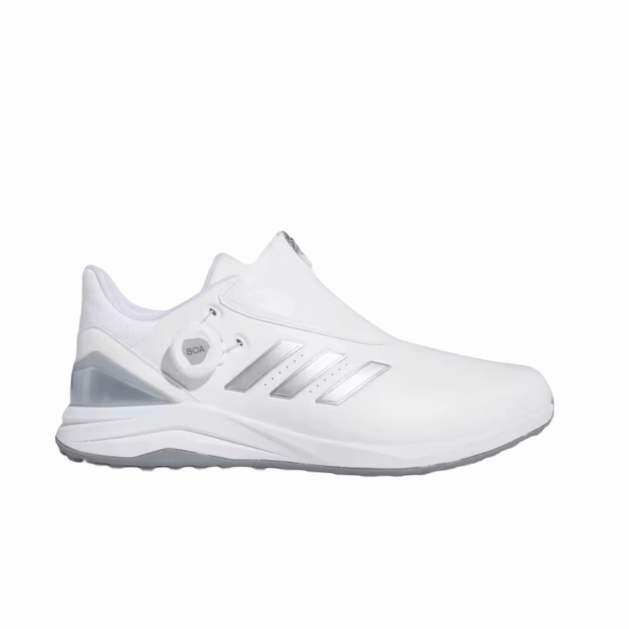 Adidas SolarMotion Boa 24 Mens Golf Shoe - White Mens spikeless golf shoes