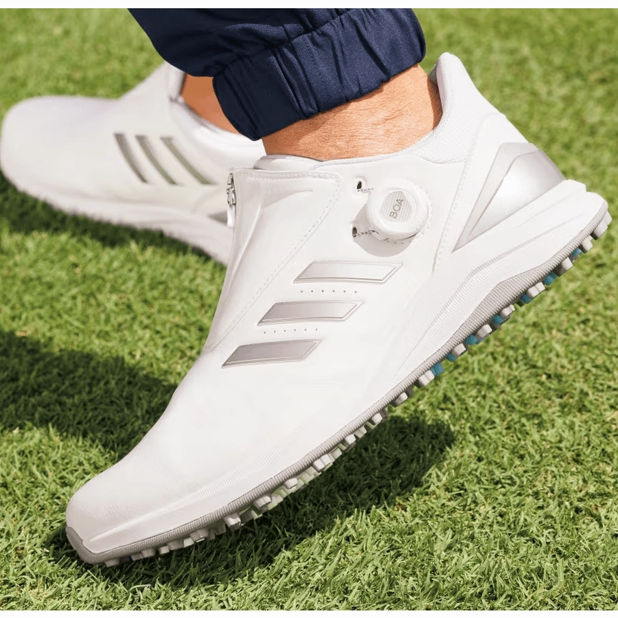 Adidas SolarMotion Boa 24 Mens Golf Shoe - White Men's Spikeless Golf Shoes