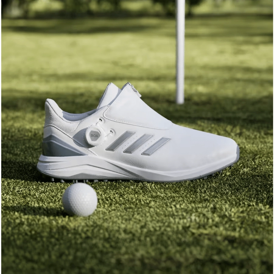 Adidas SolarMotion Boa 24 Mens Golf Shoe - White Men's Spikeless Golf Shoes