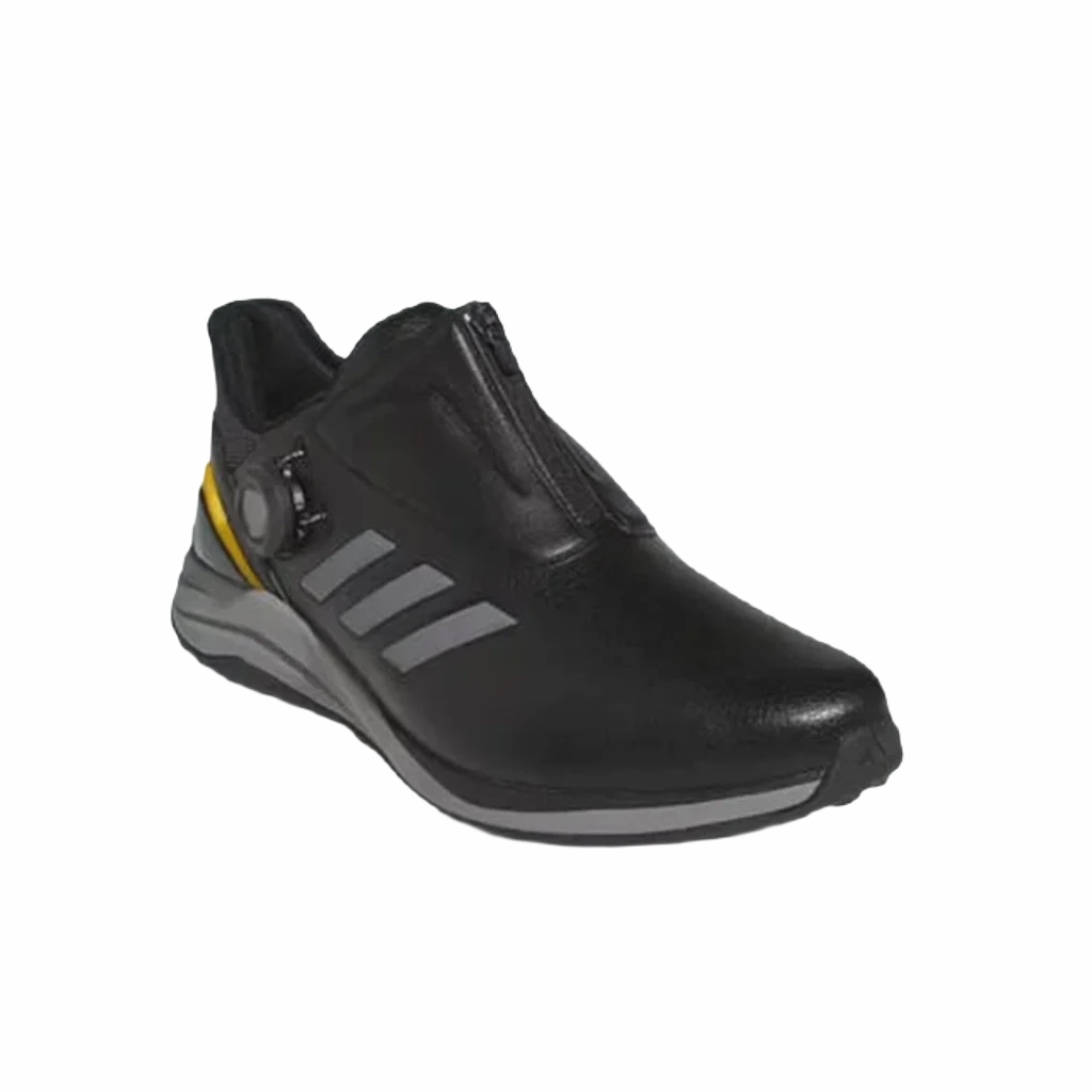 Adidas SolarMotion Boa Wide 24 Mens Golf Shoe - Black Men's Spikeless Golf Shoes