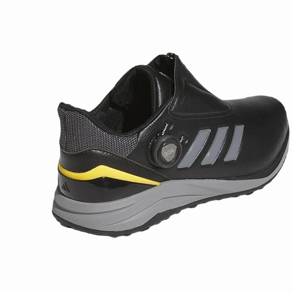 Adidas SolarMotion Boa Wide 24 Mens Golf Shoe - Black Men's Spikeless Golf Shoes