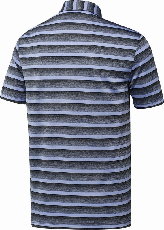Adidas Two-Color Striped Polo Shirt Adidas Men's Performance Gear