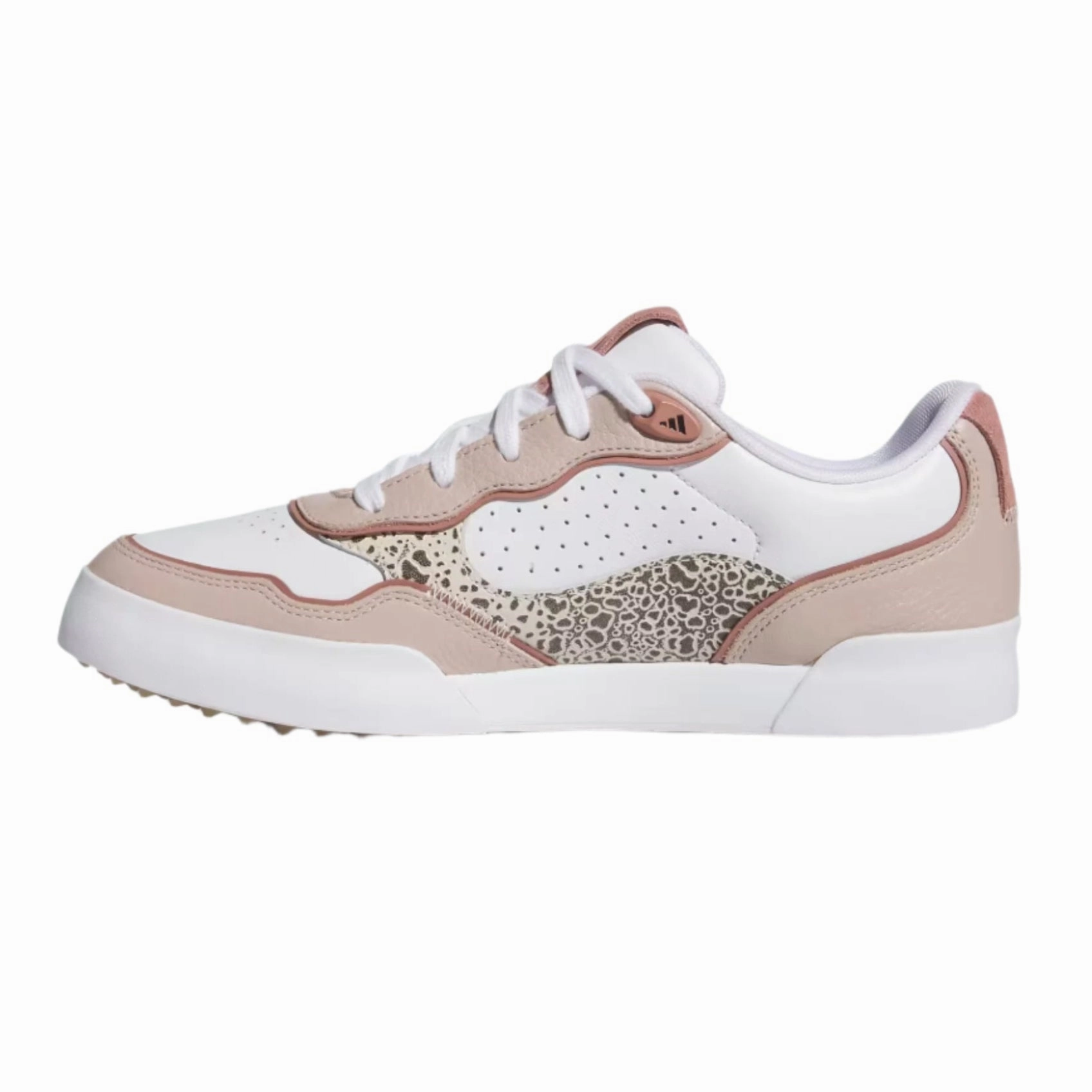 Adidas Women's Retrocross 25 Spikeless Golf Shoes - Cloud White/Wonder Taupe/ Warm Clay Adidas Women's Clothing