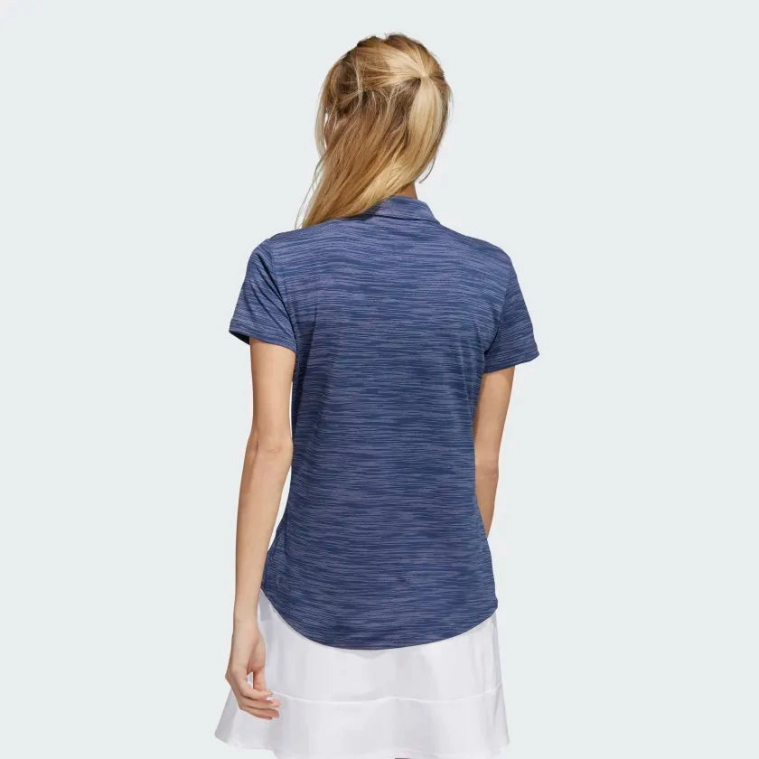Adidas Women's Space-Dyed Short Sleeve Polo Shirt Adidas Women's Clothing