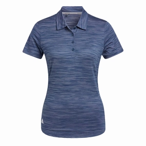 Adidas Women's Space-Dyed Short Sleeve Polo Shirt Adidas women's athletic clothing