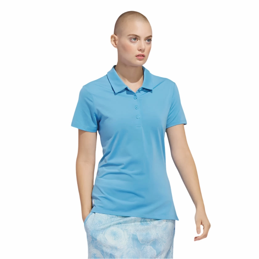 Adidas Women's Ultimate365 Solid Short Sleeve Polo Shirt Adidas Women's Clothing
