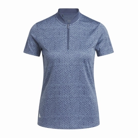 Adidas Women's Ultimate C Jacquard SS Polo Adidas women's athletic clothing