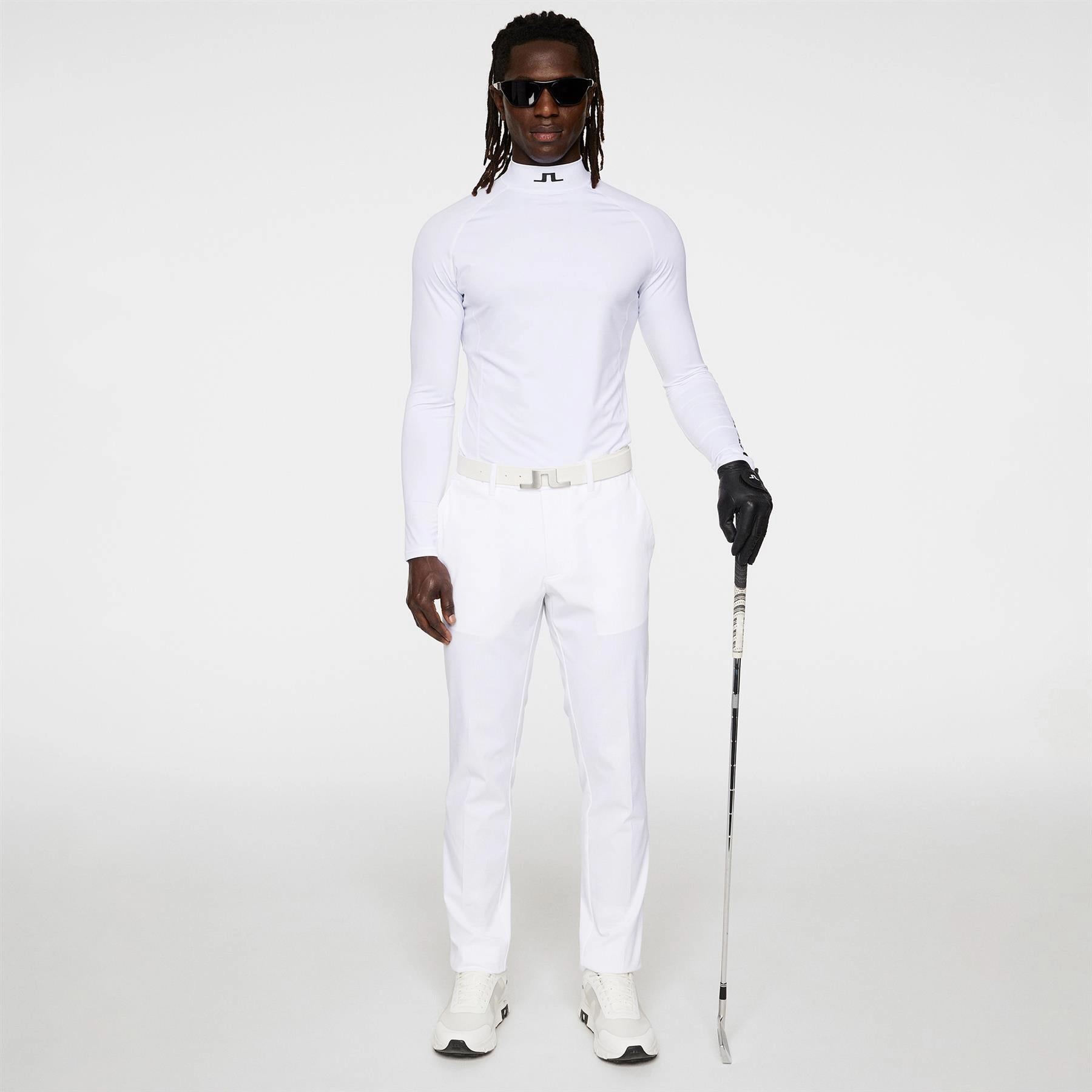 Aello Soft Compression Base Layer White J.Lindeberg Golfwear for Men