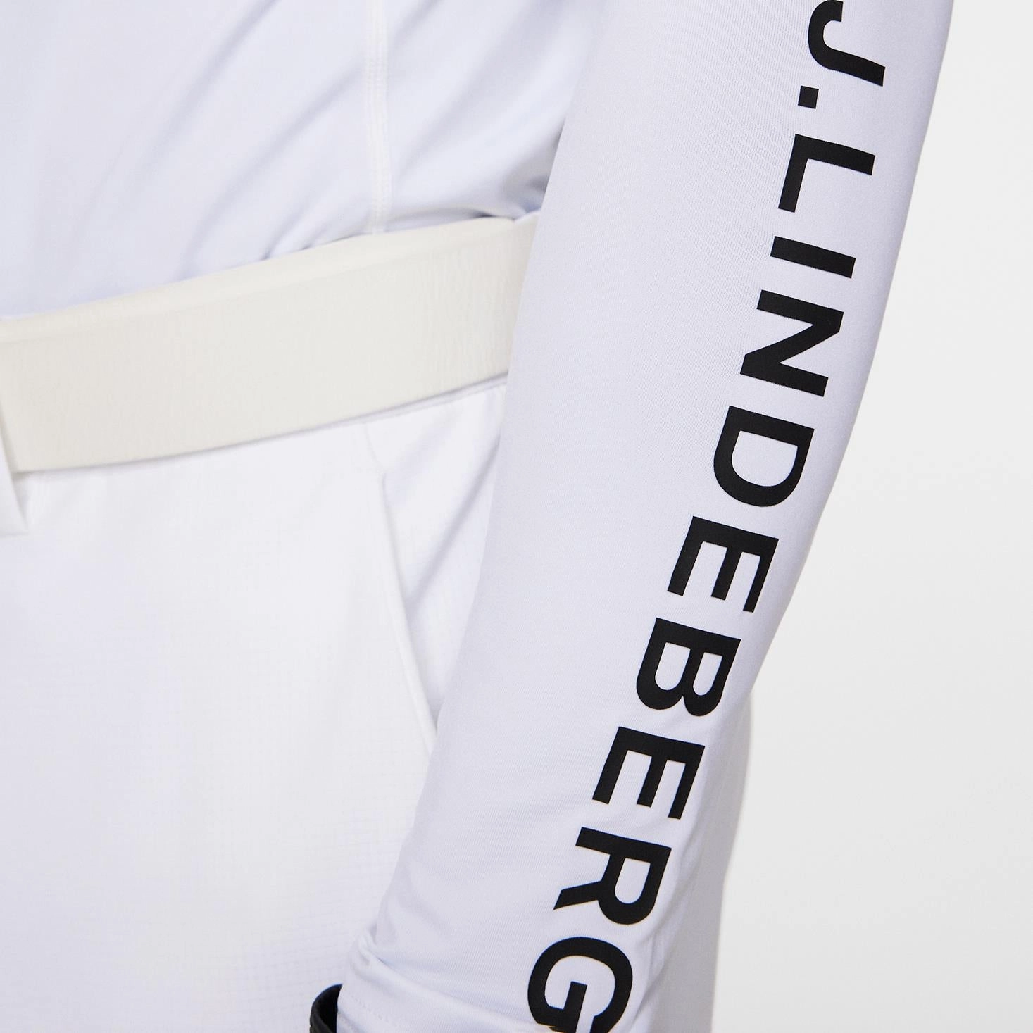Aello Soft Compression Base Layer White J.Lindeberg Golfwear for Men