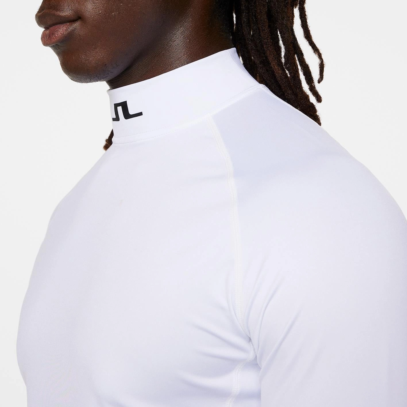 Aello Soft Compression Base Layer White J.Lindeberg Golfwear for Men
