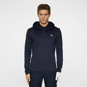 Aerial Quarter Zip Hoodie JL Navy Premium J.Lindeberg menswear