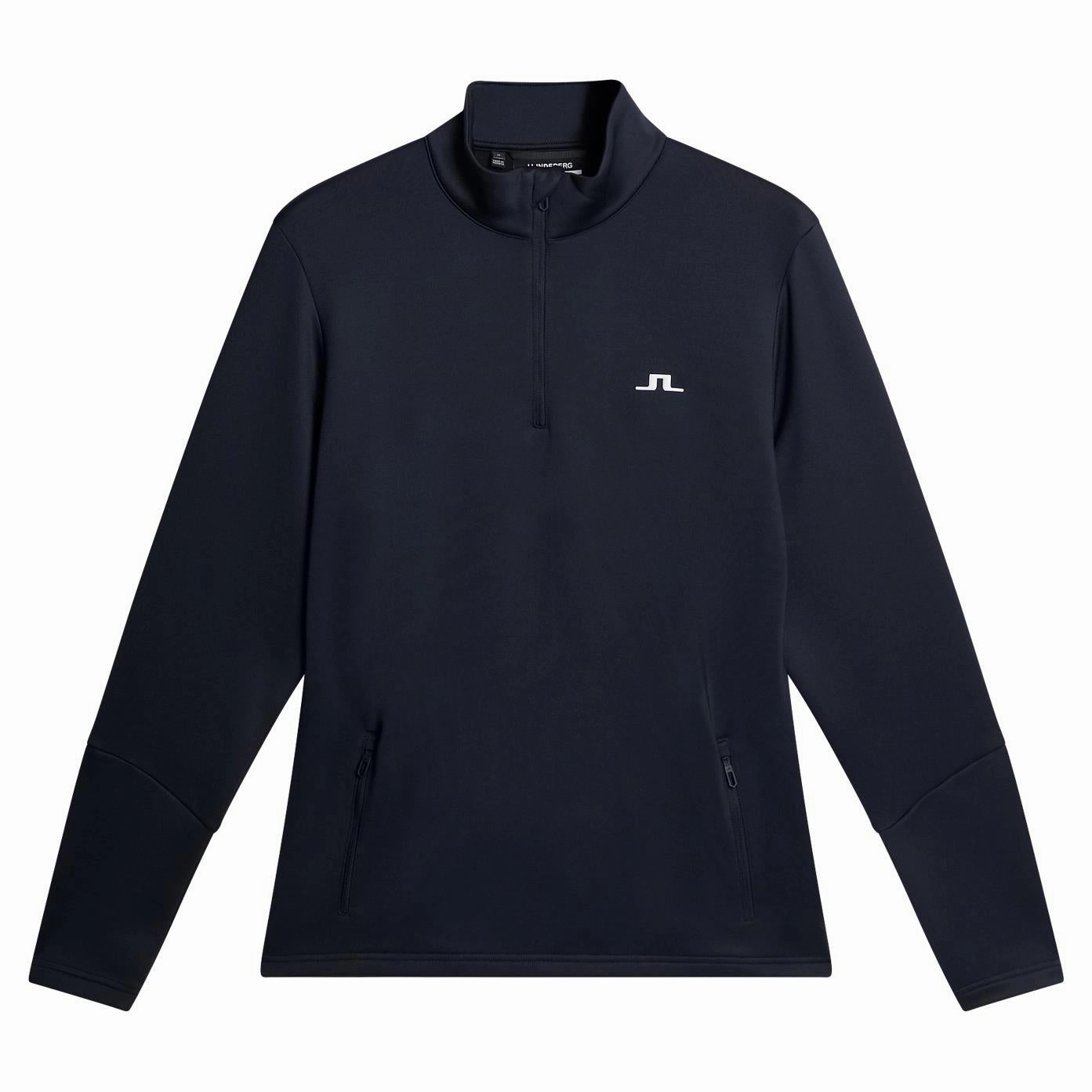 Aerial Quarter Zip Mid Layer JL Navy J.Lindeberg Golfwear for Men