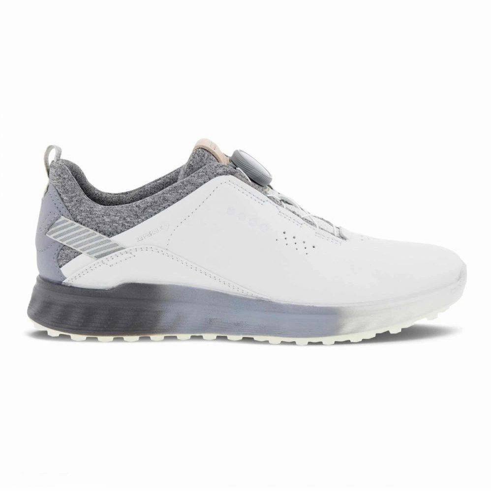 Aero Step Ecco Ladies S-Three BOA Golf Shoes 102913 Casual Kicks Arch Support Shoes, Running-Inspired Shoes