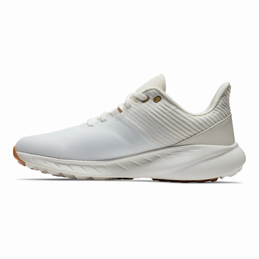 Footjoy Ladies Flex Golf Shoes 95718 Breathable Uppers, Road Running Sneakers, Summer Slip-Ons