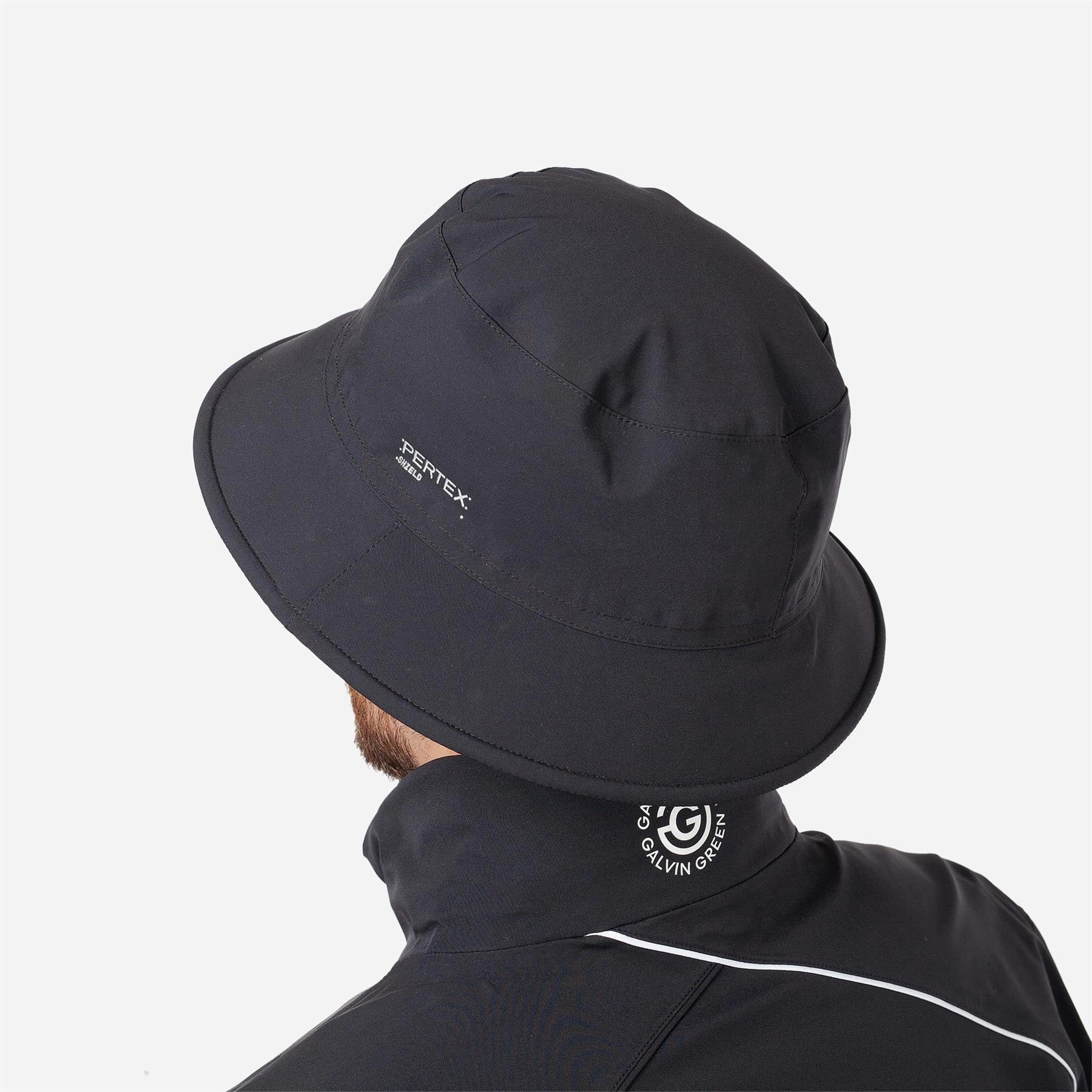 Aiden PERTEX Bucket Hat Black Galvin Green Men's Apparel