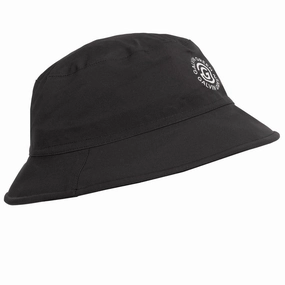 Aiden PERTEX Bucket Hat Black Galvin Green men's golf outerwear