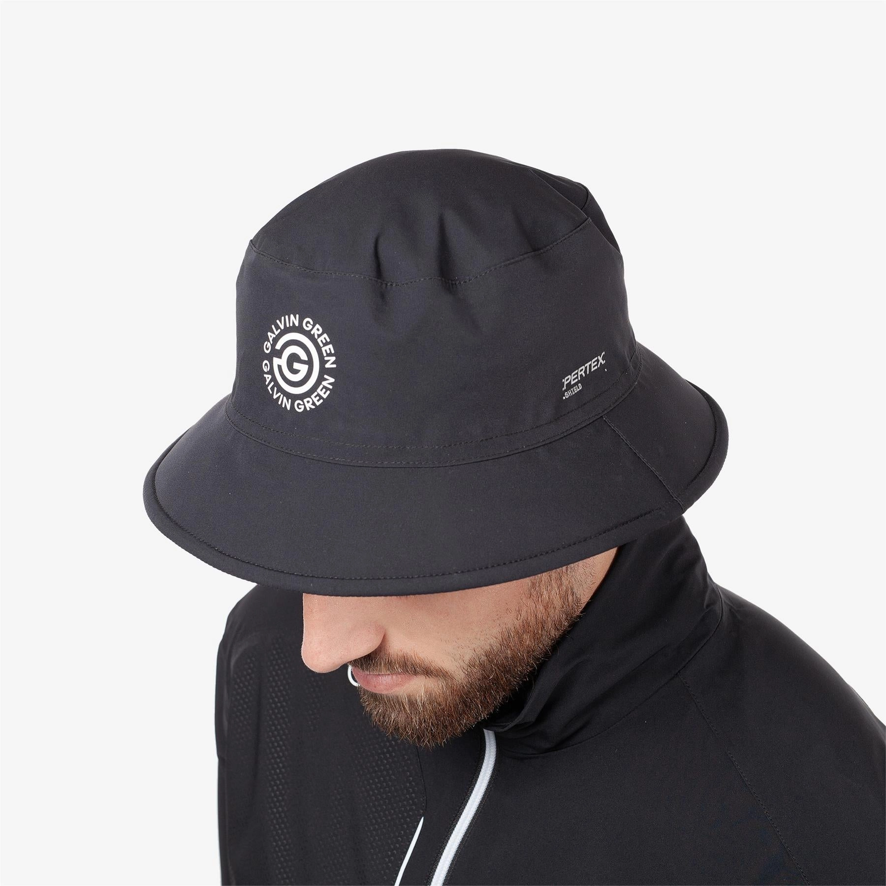 Aiden PERTEX Bucket Hat Black Galvin Green Men's Apparel
