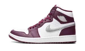 Air Jordan 1 High Golf "Bordeaux" Jordan golf stability shoes