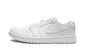 Air Jordan 1 Retro Low Golf "White Croc" Jordan golf stability shoes