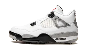Air Jordan 4 Golf "White Cement" Jordan golf stability shoes