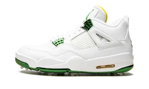 Air Jordan 4 Retro Golf "Metallic Green" Jordan golf stability shoes