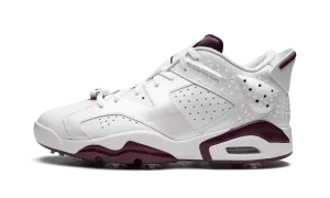Air Jordan 6 Golf NRG "Bordeaux" Jordan golf stability shoes