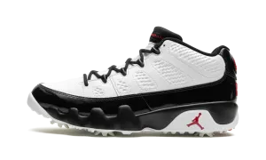 Air Jordan 9 Golf "White Black" Jordan golf stability shoes