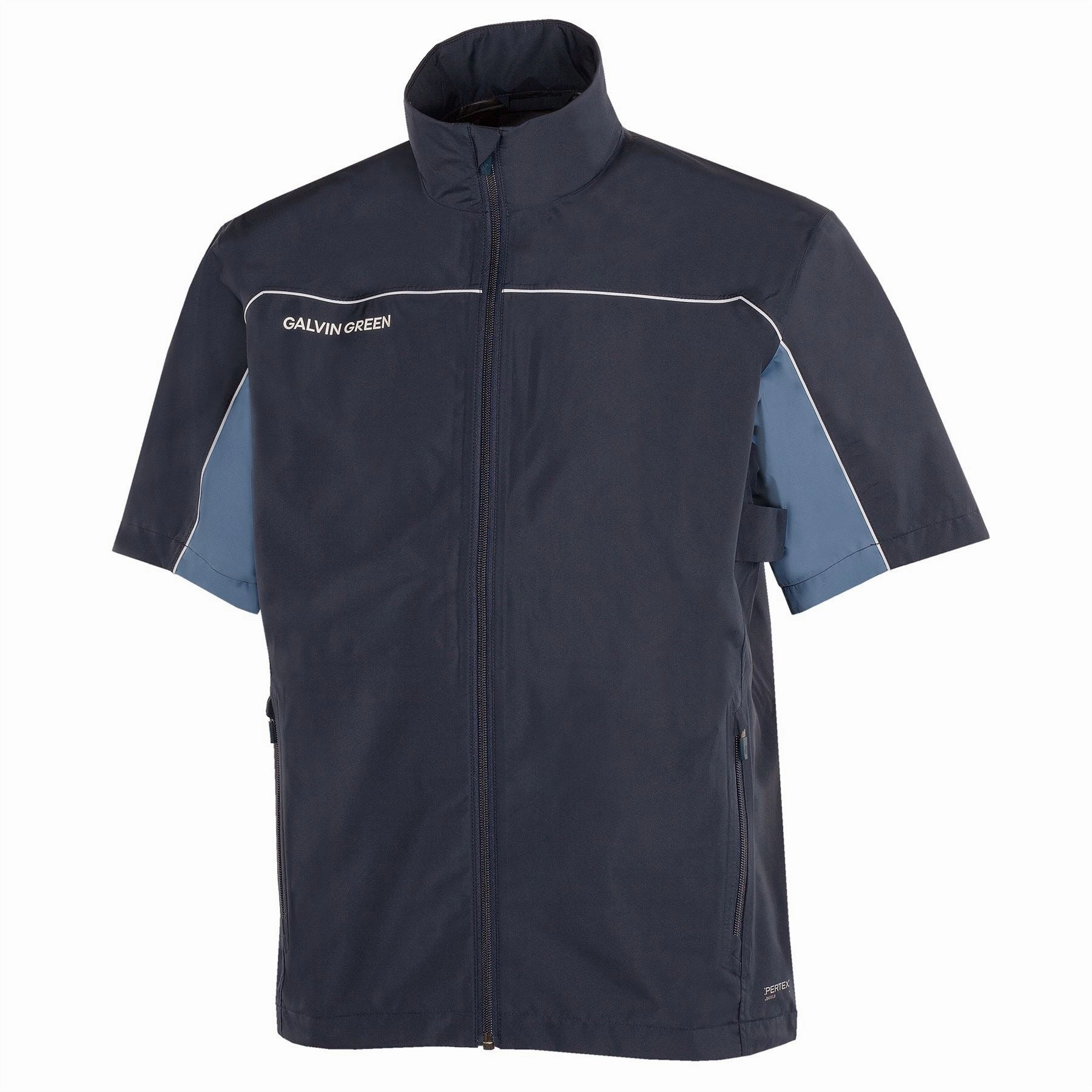 Air PERTEX SS Waterproof Jacket Navy/Moonlight Blue Galvin Green Men's Apparel
